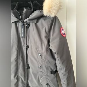 Canada Goose Kensington Women Down Parka XS Graphite Gray Grey (Graphite)